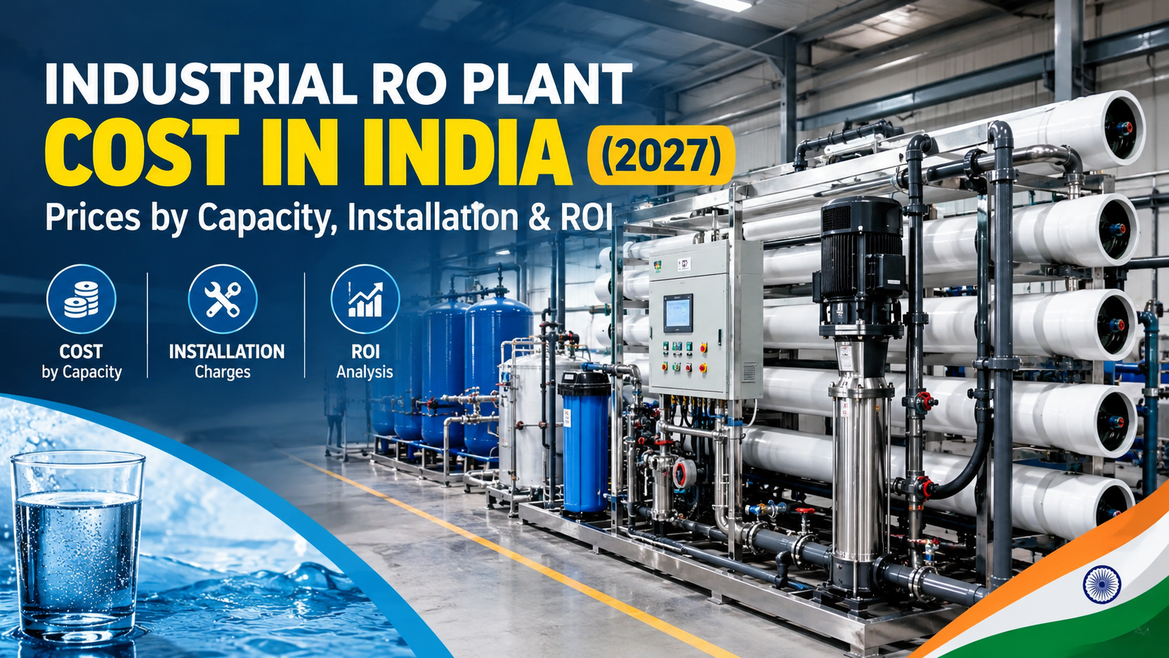 Industrial RO Plant Cost in India (2027): Prices by Capacity, Installation & ROI