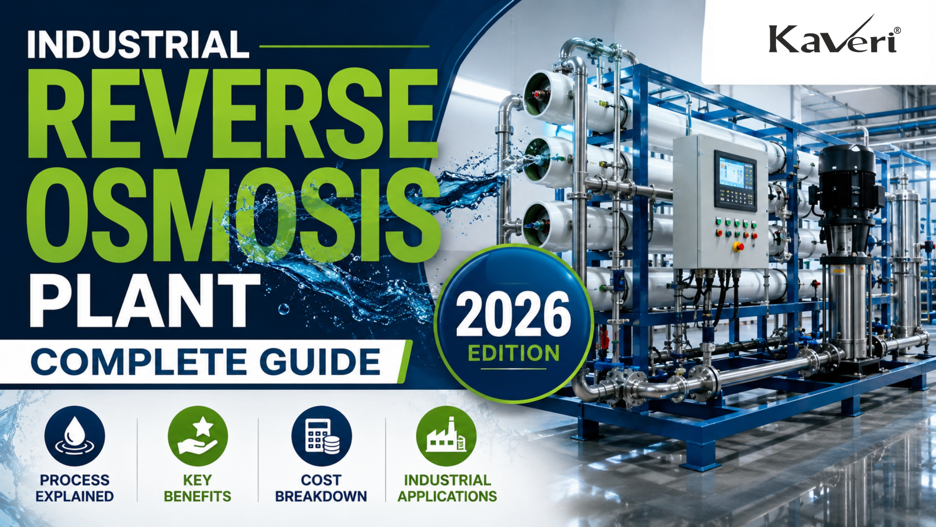 Industrial Reverse Osmosis Plant: A Complete Guide to Process, Benefits, Cost, and Applications