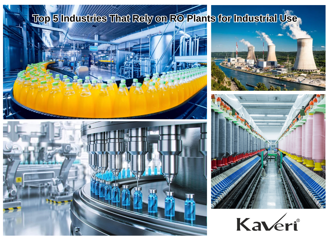 Top 5 Industries That Rely on RO Plants for Industrial Use