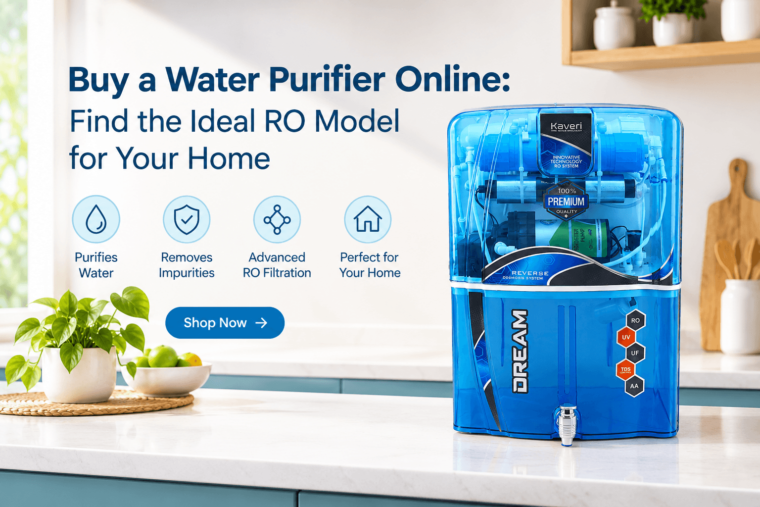 Buy a Water Purifier Online: Find the Ideal RO Model for Your Home