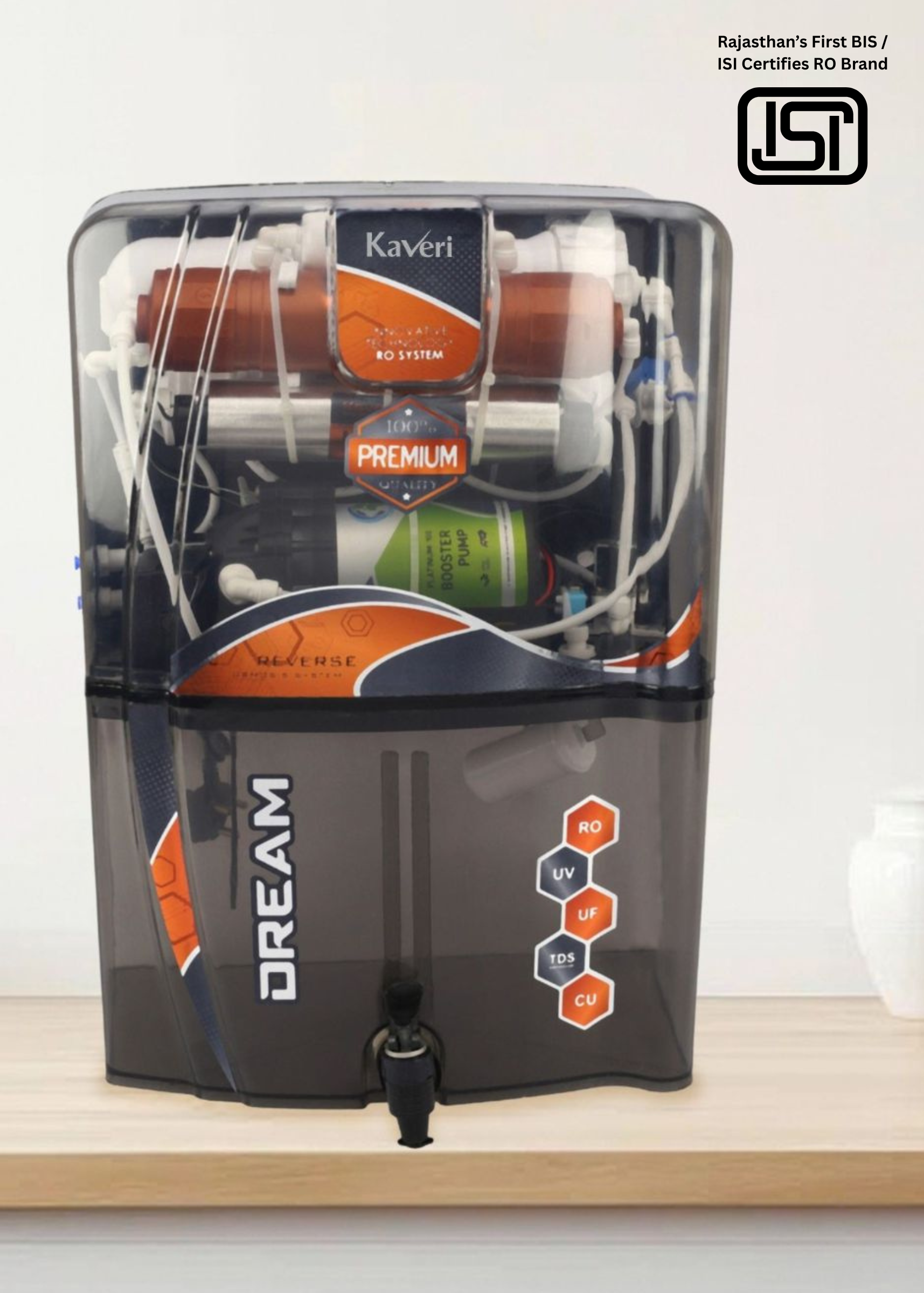 Dream RO + UV + TDS + UF + CU + Copper