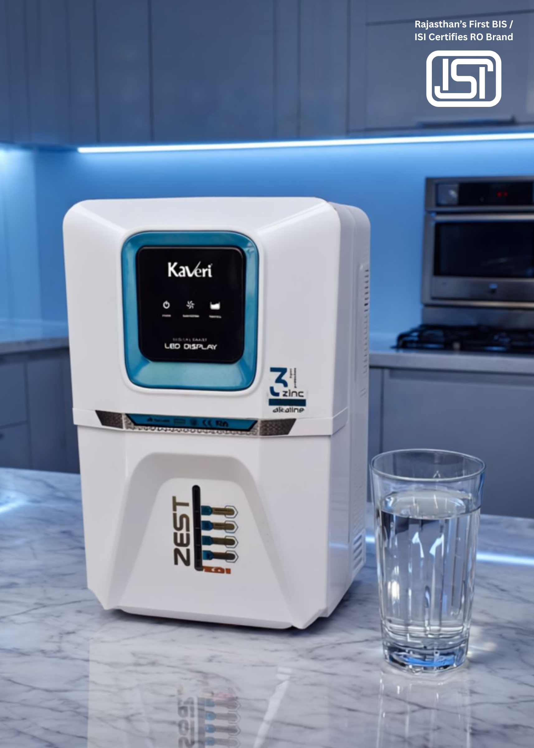 Zest RO + Zinc + Copper + Alkaline White