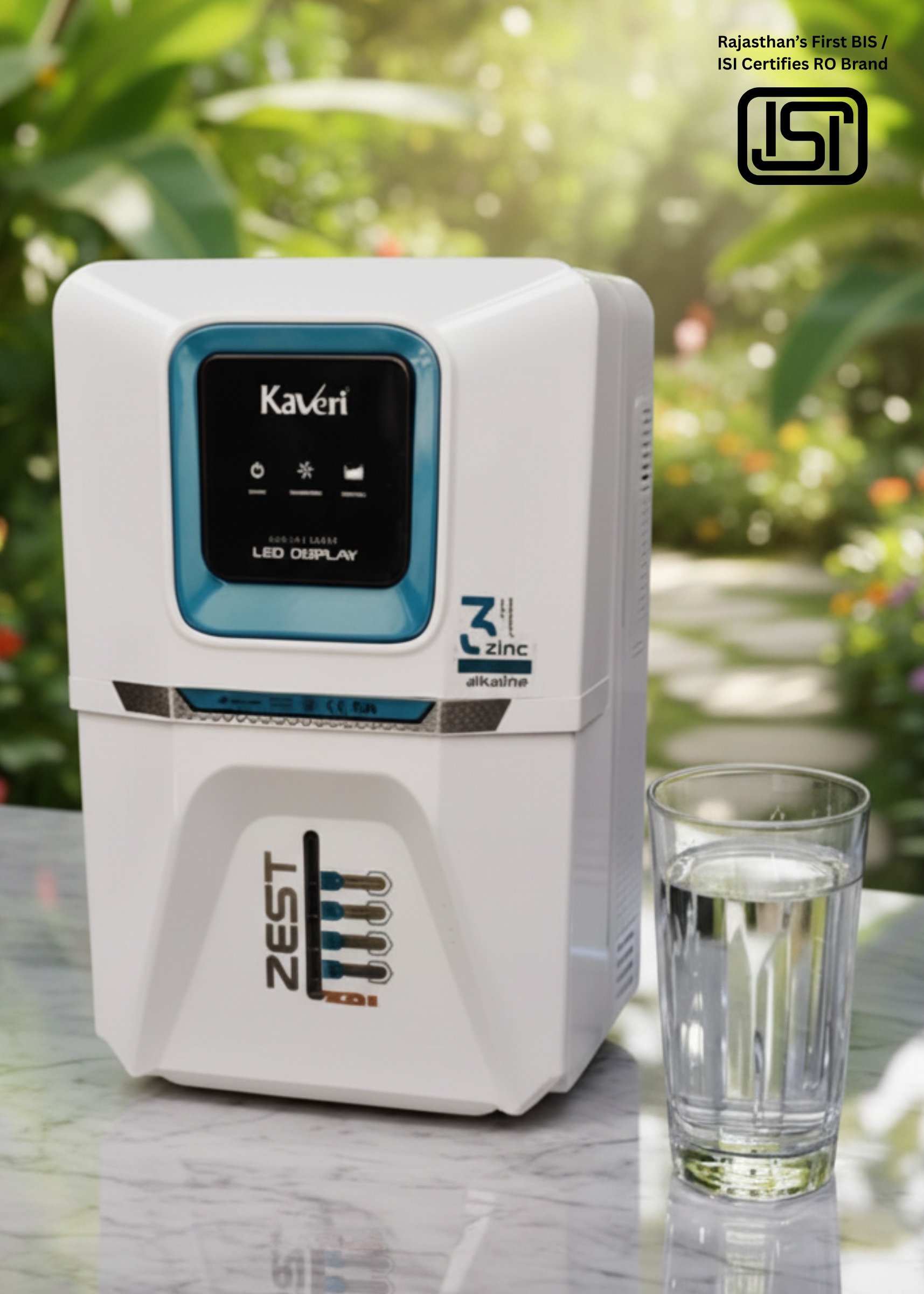 Zest RO + Zinc + Copper + Alkaline White